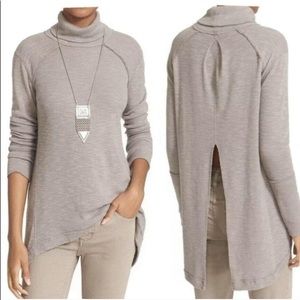 Free People Split Back Turtle Neck